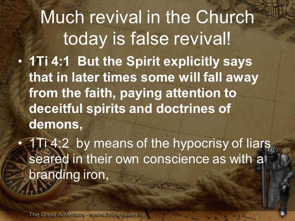 Signs of a true revival